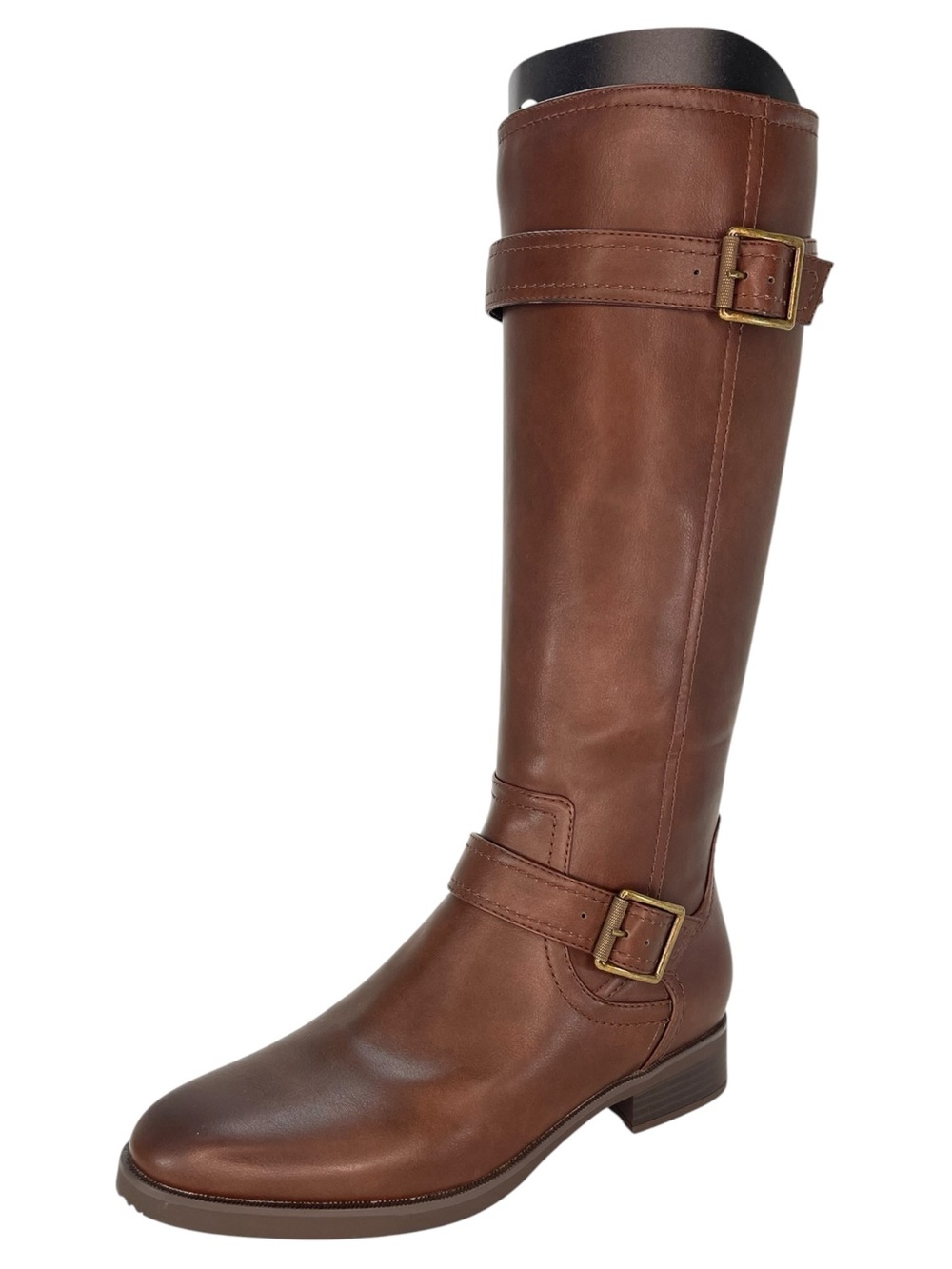 Naturalizer Tiernan Brown Faux Leather Knee High Womens Boots Size 9W - Picture 2 of 15